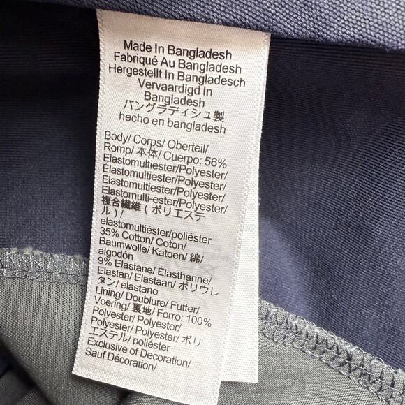 J Crew Men's 484 Slim Fit Midweight Tech Pant 29 x 32 Navy Blue Narrow Leg - Picture 11 of 16